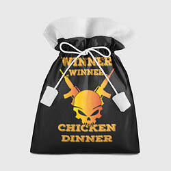 Мешок для подарков Winner Chicken Dinner, цвет: 3D-принт