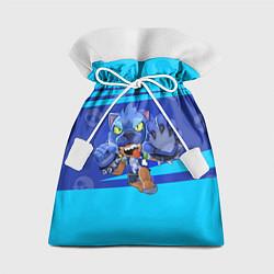 Мешок для подарков Brawl stars Leon, цвет: 3D-принт