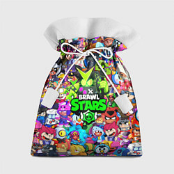 Мешок для подарков BRAWL STARS: 8 BIT, цвет: 3D-принт