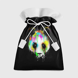 Мешок для подарков Панда в краске, цвет: 3D-принт