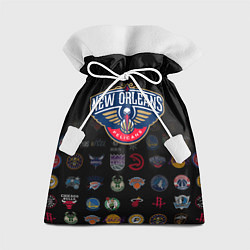 Мешок для подарков New Orleans Pelicans 1, цвет: 3D-принт