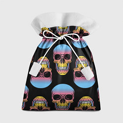 Мешок для подарков Neon skull!, цвет: 3D-принт