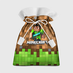 Мешок для подарков Minecraft logo heroes, цвет: 3D-принт