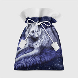 Мешок для подарков Белый Волк, цвет: 3D-принт