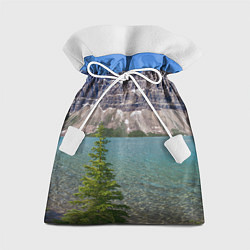 Мешок для подарков Горное озеро, цвет: 3D-принт
