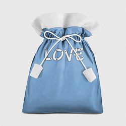 Мешок для подарков LOVE, цвет: 3D-принт