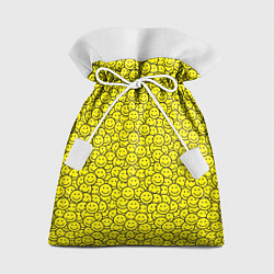 Мешок для подарков Смайлики, цвет: 3D-принт
