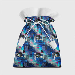 Мешок для подарков Blues, цвет: 3D-принт