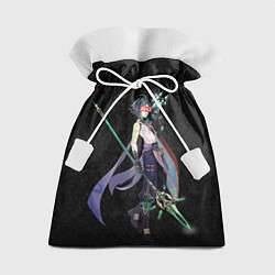 Мешок для подарков Genshin Impact XIAO, цвет: 3D-принт