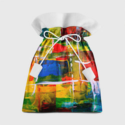 Мешок для подарков КРАСКИ, цвет: 3D-принт