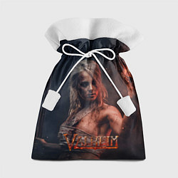 Мешок для подарков Valheim девушка воин, цвет: 3D-принт