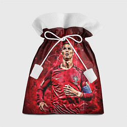 Мешок для подарков Cristiano Ronaldo Portugal, цвет: 3D-принт