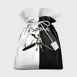 Мешок для подарков Чёрный Аста vs Аста Чёрный клевер, цвет: 3D-принт
