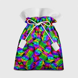 Мешок для подарков Неоновый папоротник, цвет: 3D-принт