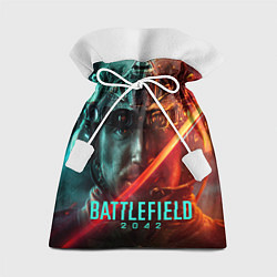 Мешок для подарков Battlefield 2042 Soldier face, цвет: 3D-принт