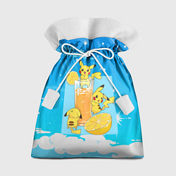 Мешок для подарков Пикачу в лимонаде, цвет: 3D-принт
