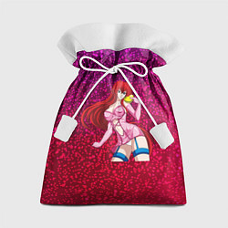 Мешок для подарков Аниме девушка 18, цвет: 3D-принт