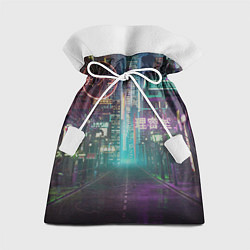 Мешок для подарков Neon Tokyo, цвет: 3D-принт