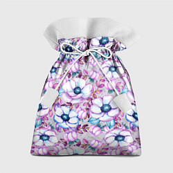 Мешок для подарков Анемоны - цветочный ковер, цвет: 3D-принт