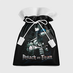 Мешок для подарков Леви Аккерман Атака на титанов, цвет: 3D-принт