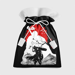Мешок для подарков Берсерк силуэт Гатса, цвет: 3D-принт