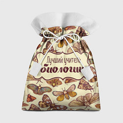 Мешок для подарков Лучший учитель биологии, цвет: 3D-принт