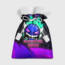 Мешок для подарков Geometry Dash: Neon Evil, цвет: 3D-принт