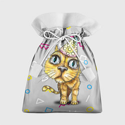 Мешок для подарков Котик, цвет: 3D-принт