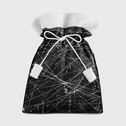 Мешок для подарков ТЕКСТУРА ГРАНЖ GRUNGE, цвет: 3D-принт