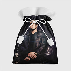 Мешок для подарков Eminem Black, цвет: 3D-принт