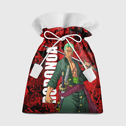 Мешок для подарков Ророноа Зоро, One Piece, цвет: 3D-принт
