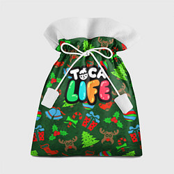 Мешок для подарков Toca Boca New Year, цвет: 3D-принт
