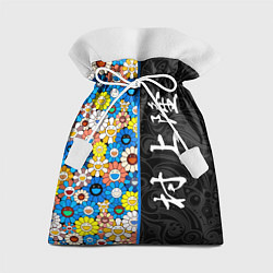 Мешок для подарков Такаси Мураками Иероглифами, цвет: 3D-принт