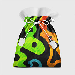 Мешок для подарков Пятнистая Абстракция, цвет: 3D-принт