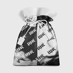 Мешок для подарков ДРЕВНИЙ УКАЗАТЕЛЬ Черно-белый, цвет: 3D-принт