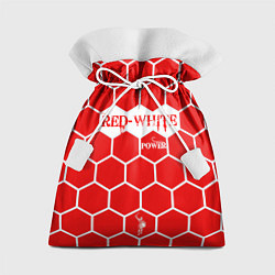 Мешок для подарков Красно-Белая Сила, цвет: 3D-принт