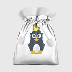 Мешок для подарков Linux пингвин Талисман для программистов, цвет: 3D-принт