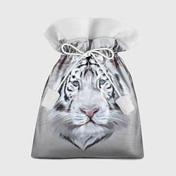 Мешок для подарков Снежный нежный тигр, цвет: 3D-принт