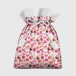 Мешок для подарков Пирожные с Ягодами, цвет: 3D-принт