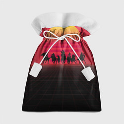 Мешок для подарков Ковбои в закате, цвет: 3D-принт