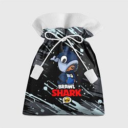 Мешок для подарков BRAWL STARS SHARK БРЫЗГИ КРАСОК, цвет: 3D-принт