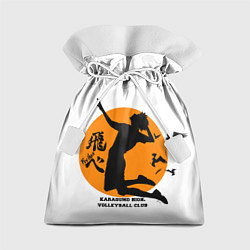 Мешок для подарков Волейбол Хината Карасуно, цвет: 3D-принт