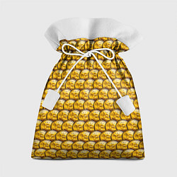 Мешок для подарков Золотые Биткоины Golden Bitcoins, цвет: 3D-принт