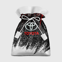 Мешок для подарков Toyota следы от пуль, цвет: 3D-принт