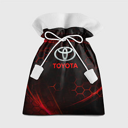 Мешок для подарков Toyota sport соты, цвет: 3D-принт