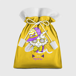 Мешок для подарков Модный Котик Meow, цвет: 3D-принт