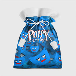 Мешок для подарков Poppy Playtime Pattern background, цвет: 3D-принт