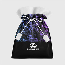 Мешок для подарков LEXUS LOGO NEON PATTERN, цвет: 3D-принт