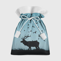 Мешок для подарков Северный Олень Reindeer, цвет: 3D-принт