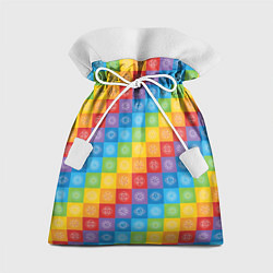 Мешок для подарков Разноцветные Чакры, цвет: 3D-принт
